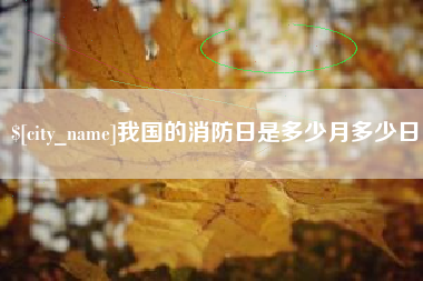 中国澳门我国的消防日是多少月多少日