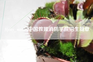 中国澳门中国救援消防学院招生简章
