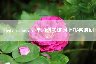 中国澳门2020年消防考试网上报名时间