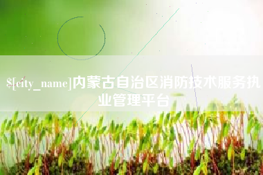 中国澳门内蒙古自治区消防技术服务执业管理平台