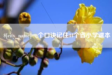 中国澳门一个口诀记住34个省小学课本