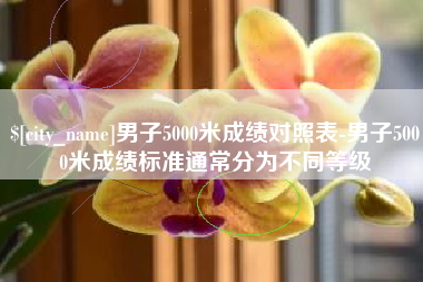 中国澳门男子5000米成绩对照表-男子5000米成绩标准通常分为不同等级