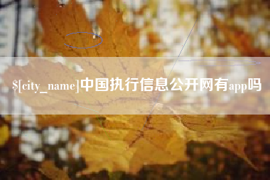 中国澳门中国执行信息公开网有app吗