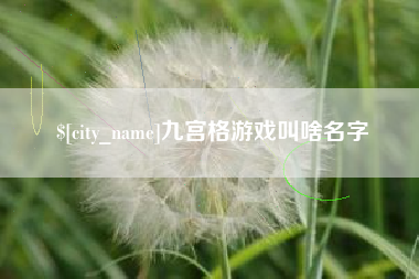 中国澳门九宫格游戏叫啥名字
