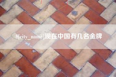 中国澳门现在中国有几名金牌