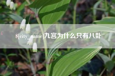 中国澳门九宫为什么只有八卦
