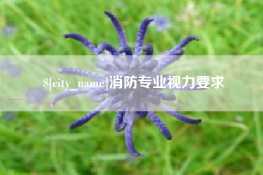 中国澳门消防专业视力要求