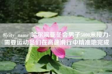 中国澳门哈尔滨亚冬会男子5000米接力-需要运动员们在高速滑行中精准地完成