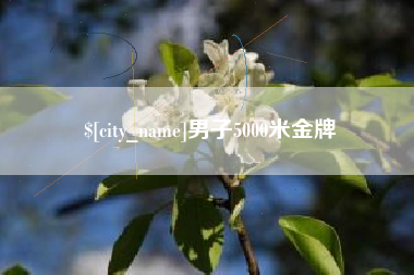 中国澳门男子5000米金牌