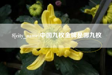中国澳门中国九枚金牌是哪九枚