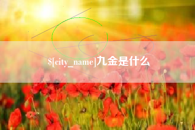 中国澳门九金是什么