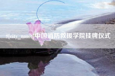 中国澳门中国消防救援学院挂牌仪式